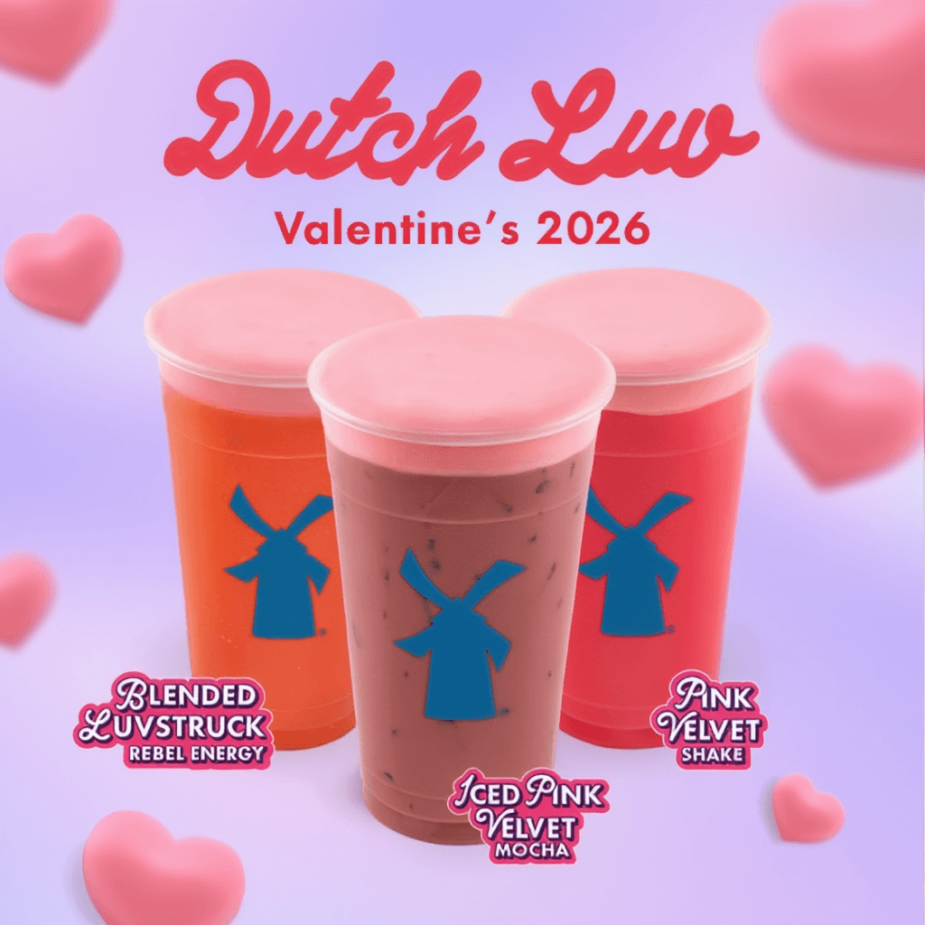 dutch bros valentines menu 2026