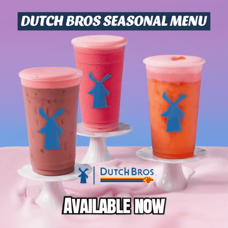 dutch bros seasonal menu