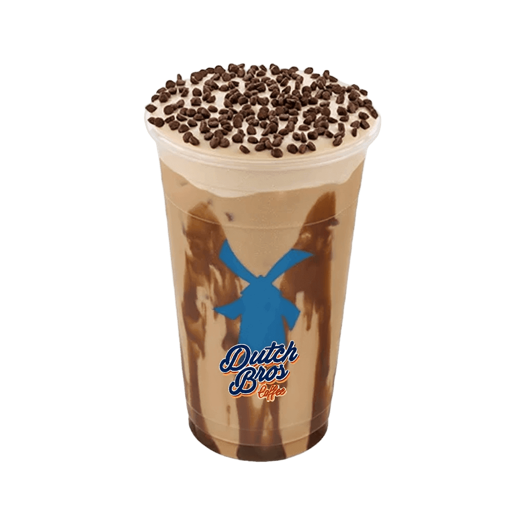 2. Dutch Bros best drinks Cookie Crunch Frost best chocolatey drink