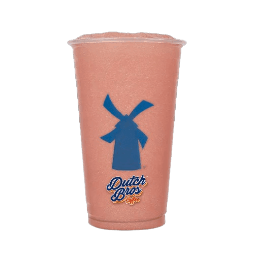 blended Dutch Bros lemonade menu with smooth frozen strawberry and lavender flavor