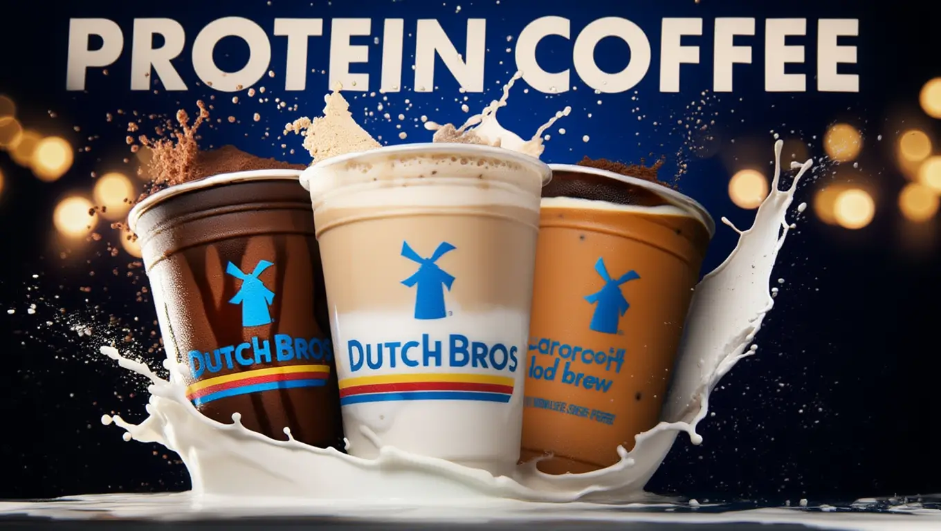 Dutch Bros protein coffee with prices, & nutrition fact